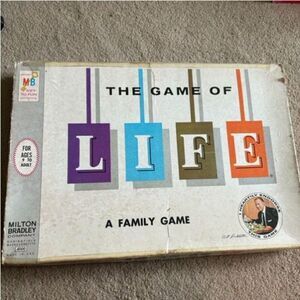 The Game Of Life Milton Bradley 1960